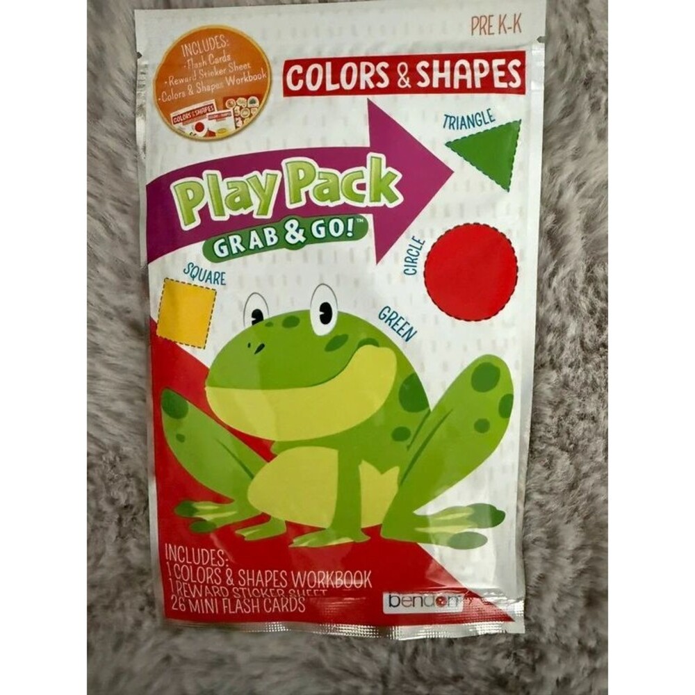 New Colors Shapes Educational Learning Activity Pack Grab Go Play Pack Kids Toy